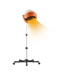 VEVOR Professional Hooded Dryer, 1875W High-Power Bonnet Hair Dryer, Sit Under Hair Dryer with Timer, 3 Temp Settings & Wind Speed, Floor Standing Rolling Base with Wheels for Beauty Salon Home Spa