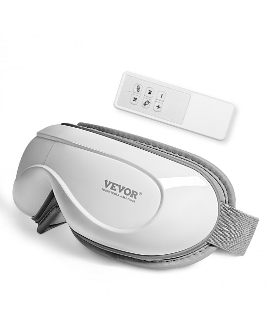 VEVOR Eye Massager with Heat & Remote Eye Care Device 5 Modes Bluetooth Music