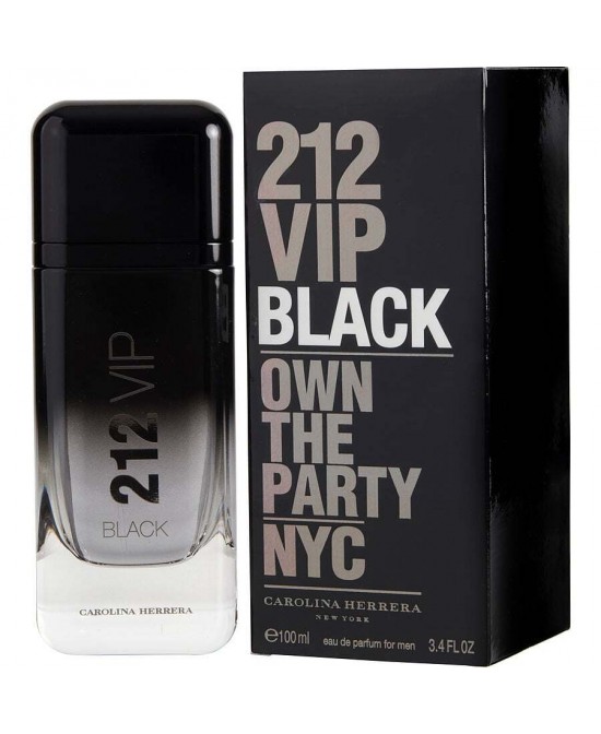 212 VIP BLACK by Carolina Herrera (MEN) - EAU DE PARFUM SPRAY 3.4 OZ