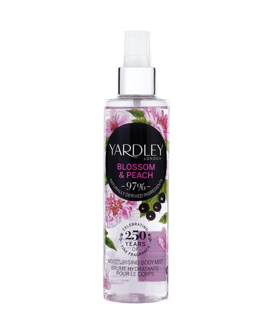 YARDLEY CHERRY BLOSSOM & PEACH by Yardley (WOMEN) - FRAGRANCE MIST 6.7 OZ