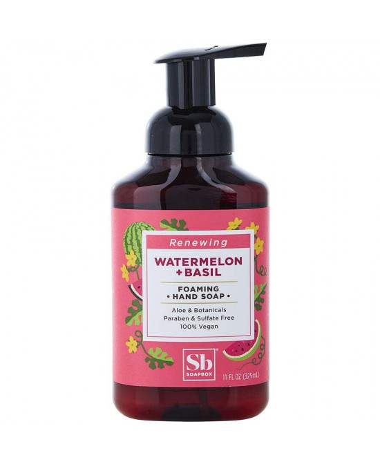 Soapbox by Soapbox (UNISEX) - Watermelon & Basil Foaming Hand Soap --325ml/11oz
