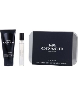 COACH FOR MEN by Coach (MEN) - EDT SPRAY 0.25 OZ & SHOWER GEL 1 OZ