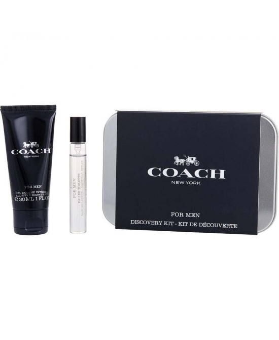 COACH FOR MEN by Coach (MEN) - EDT SPRAY 0.25 OZ & SHOWER GEL 1 OZ