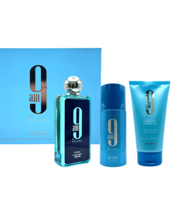 Afnan 9 Am Dive 3 Piece Gift Set