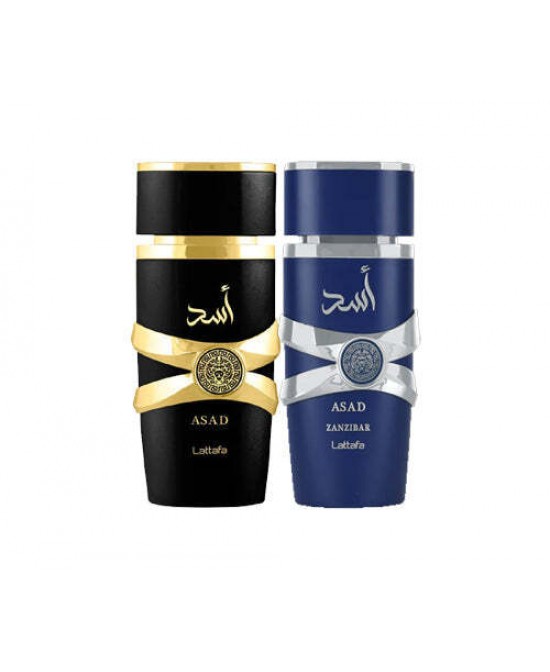 Lattafa Asad + Lattafa Asad Zanzibar Bundle