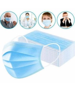 Disposable 3-Ply Surgical/Medical Face Masks Ear Loop Style