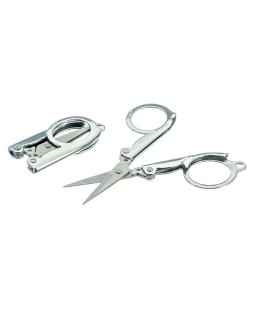 Folding Scissors, 3-1/2" (2" folded), Stainless Steel