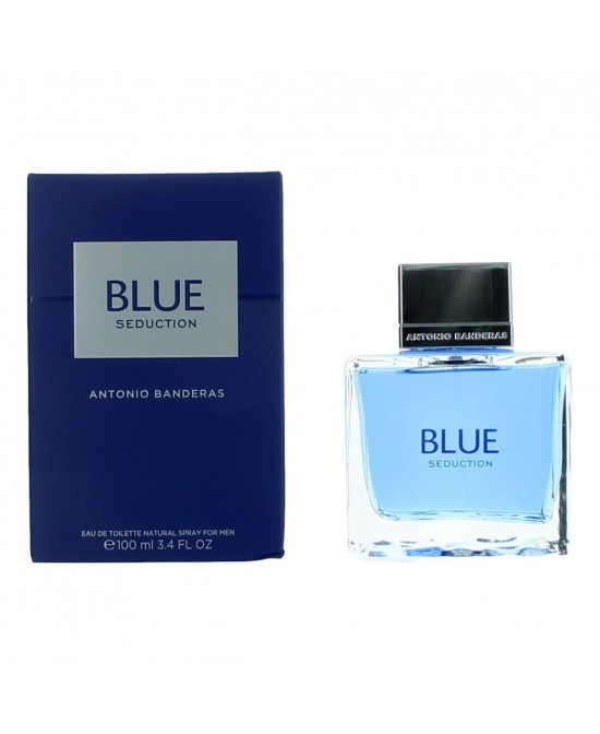 Blue Seduction by Antonio Banderas, 3.4 oz Eau De Toilette Spray for Men