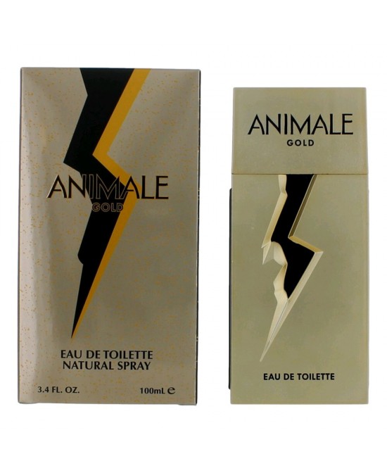 Animale Gold by Animale, 3.4 oz Eau De Toilette Spray for Men