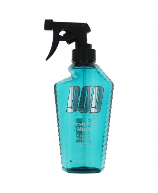 Bod Man Fresh Blue Musk by Parfums De Coeur, 8 oz Fragrance Body Spray for Men