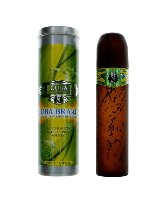 Cuba Brazil by Cuba, 3.3 oz Eau De Toilette Spray for Men Cuba Brazil by Cuba, 3.3 oz Eau De Toilette Spray for Men