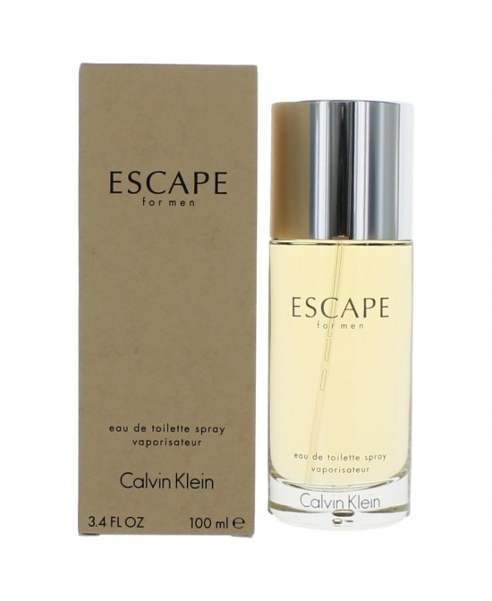 Escape by Calvin Klein, 3.4 oz Eau De Toilette Spray for Men