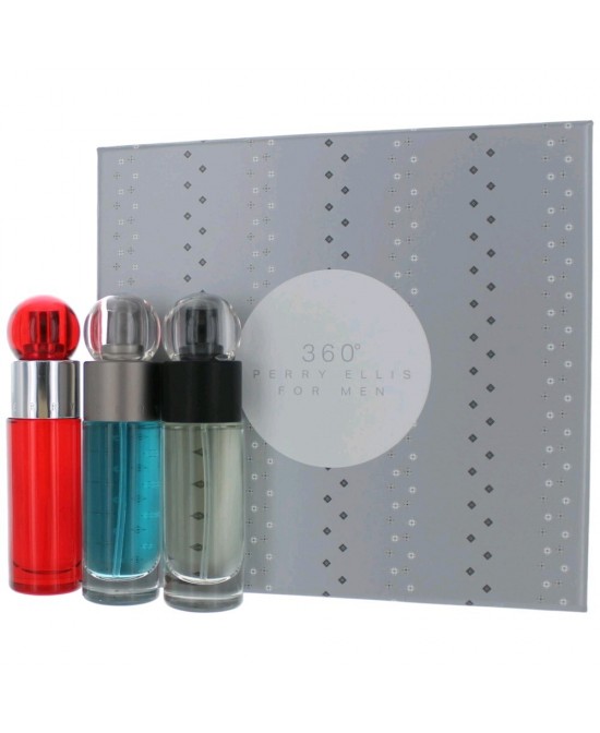 Perry Ellis 360 by Perry Ellis, 3 Piece Variety Set for Men with Reserve