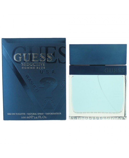 Guess Seductive Homme Blue by Guess, 3.4 oz Eau De Toilette Spray for Men