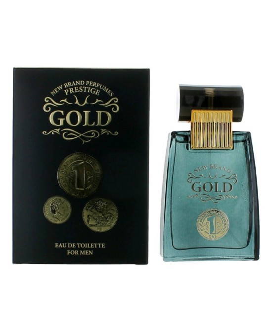 Gold by New Brand, 3.3 oz Eau De Toilette Spray for Men