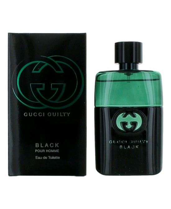 Gucci Guilty Black Pour Homme by Gucci, 1.6 oz Eau De Toilette Spray for Men