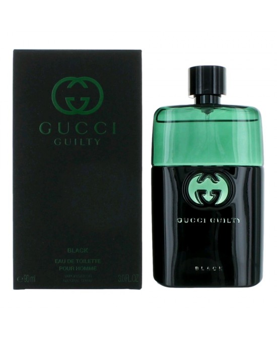 Gucci Guilty Black Pour Homme by Gucci, 3 oz Eau De Toilette Spray for Men