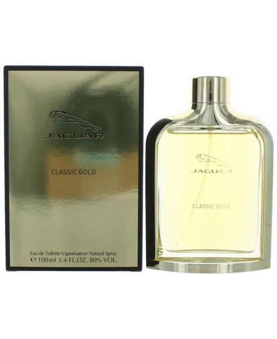 Jaguar Classic Gold by Jaguar, 3.4 oz Eau De Toilette Spray for Men