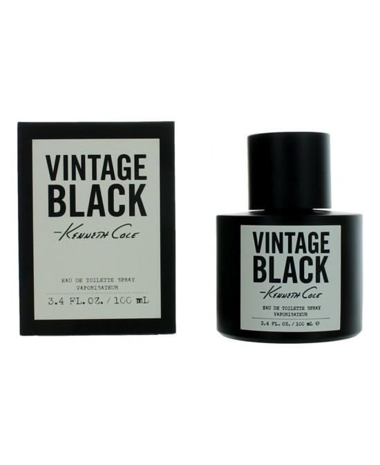 Kenneth Cole Vintage Black by Kenneth Cole, 3.4 oz Eau De Toilette Spray for Men
