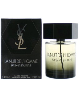 La Nuit De L'Homme by Yves Saint Laurent, 3.3 oz Eau De Toilette Spray for Men