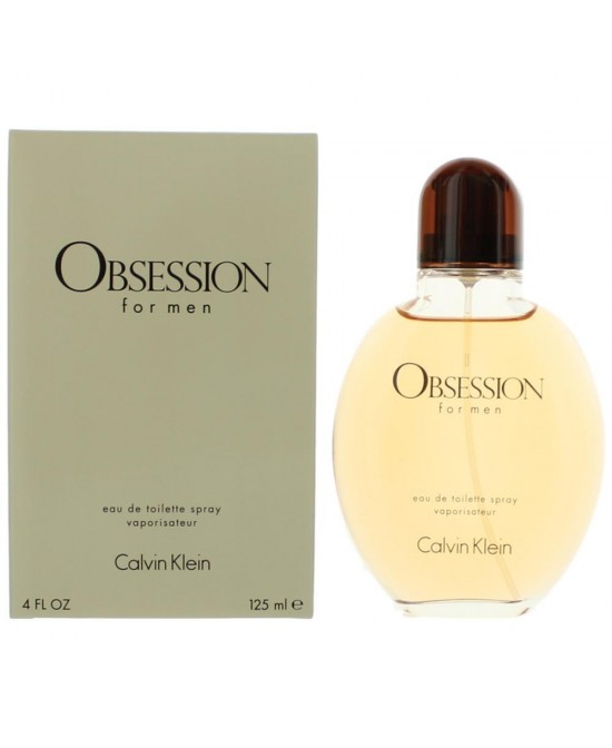 Obsession by Calvin Klein, 4 oz Eau De Toilette Spray for Men