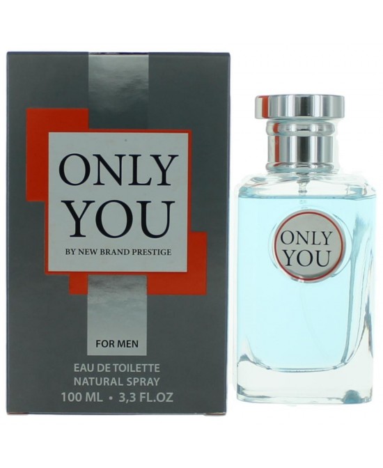 Only You by New Brand, 3.4 oz Eau De Toilette Spray for Men