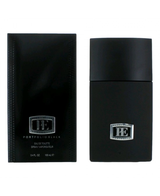 Portfolio Black by Perry Ellis, 3.4 oz Eau De Toilette Spray for Men