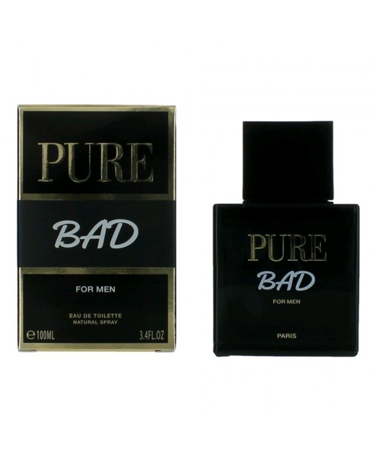 Pure Bad by Karen Low, 3.4 oz Eau De Toilette Spray for Men