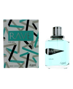 Rave by Sapil, 3.4 oz Eau De Toilette Spray for Men Rave by Sapil, 3.4 oz Eau De Toilette Spray for Men
