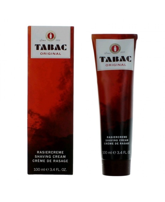 Tabac by Maurer & Wirtz, 3.4 oz Shaving Cream for Men