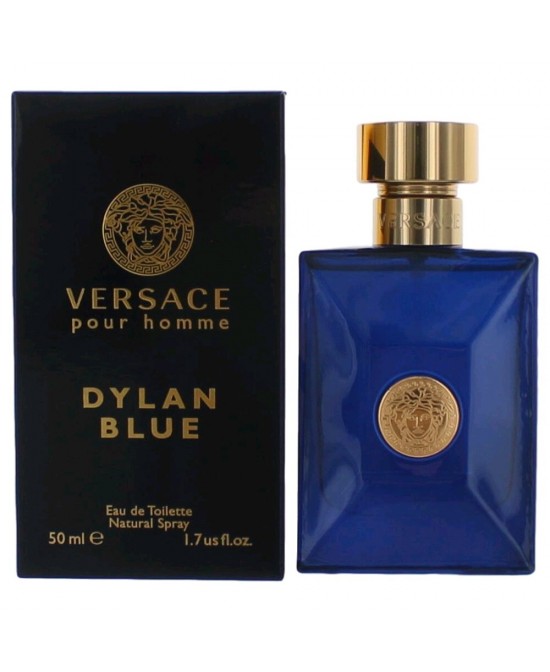 Versace Pour Homme Dylan Blue by Versace, 1.7 oz Eau De Toilette Spray for Men Versace Pour Homme Dylan Blue by Versace, 1.7 oz Eau De Toilette Spray for Men