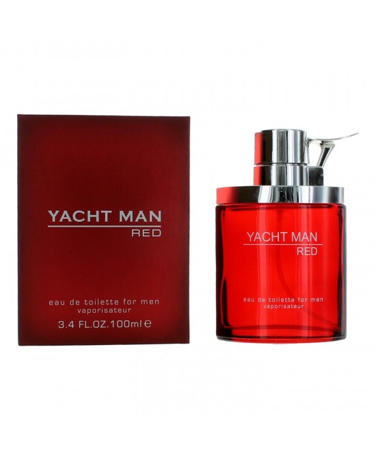 Yacht Man Red by Myrurgia, 3.4 oz Eau De Toilette Spray for Men Yacht Man Red by Myrurgia, 3.4 oz Eau De Toilette Spray for Men