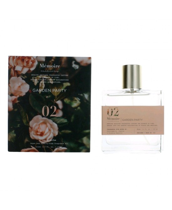 Garden Party by Memoire Archives, 3.4 oz Eau De Parfum Spray for Unisex Garden Party by Memoire Archives, 3.4 oz Eau De Parfum Spray for Unisex