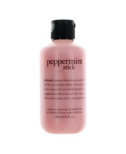 Peppermint Stick by Philosophy, 6 oz Shampoo, Shower Gel, & Bubble Bath for Unisex