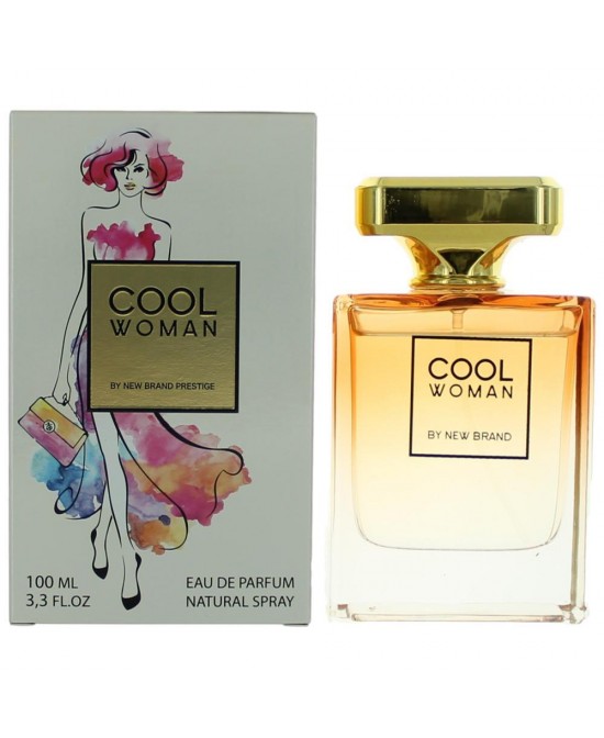 Cool Woman by New Brand, 3.3 oz Eau De Parfum Spray for Women