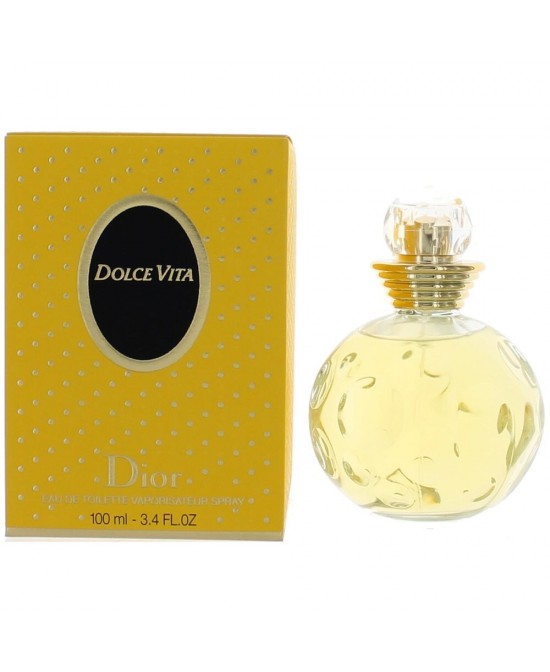 Dolce Vita by Christian Dior, 3.4 oz Eau De Toilette Spray for Women Dolce Vita by Christian Dior, 3.4 oz Eau De Toilette Spray for Women