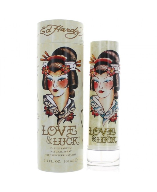 Ed Hardy Love & Luck by Christian Audigier, 3.4 oz Eau De Parfum Spray for Women