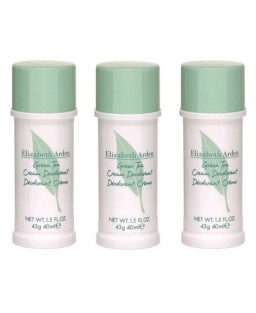 Green Tea by Elizabeth Arden, 3x1.5 oz (4.5 oz total) Cream Deodorant for Women Green Tea by Elizabeth Arden, 3x1.5 oz (4.5 oz total) Cream Deodorant for Women