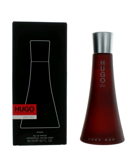 Hugo Deep Red by Hugo Boss, 3 oz Eau De Parfum Spray for Women