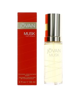 Jovan Musk by Coty, 2 oz Cologne Concentrate Spray for Women