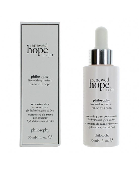 Renewed Hope in a Jar by Philosophy, 1 oz Renewing Dew Concentrate for Unisex