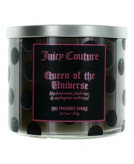 Juicy Couture 14.5 oz Soy Wax Blend 3 Wick Candle - Queen Of The Universe