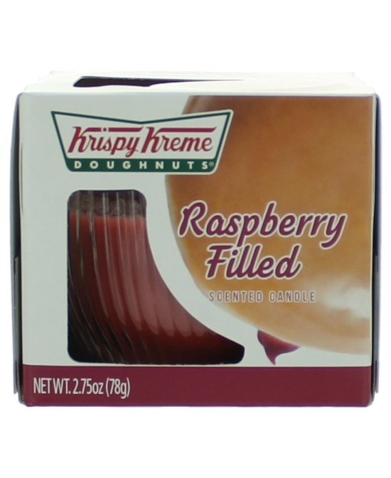 Krispy Kreme Scented Candle 2.75 oz Jar - Raspberry Filled