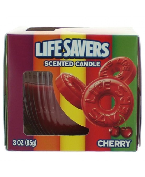 Life Savers Scented Candle 3 oz Jar - Cherry