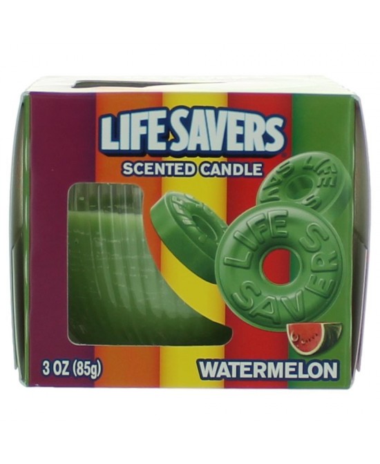 Life Savers Scented Candle 3 oz Jar - Watermelon