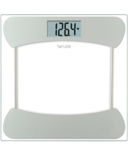 Taylor Precision Products 754941933S Instant Read 400-lb Capacity Bathroom Scale
