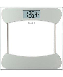 Taylor Precision Products 754941933S Instant Read 400-lb Capacity Bathroom Scale