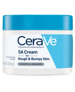 CeraVe SA Cream for Rough & Bumpy Skin, Salicylic Acid Body Lotion To Improve Skin Texture, 12 oz