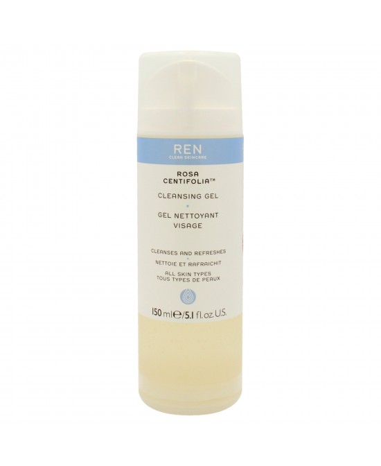 Rosa Centifolia Cleansing Gel by REN for Unisex - 5.1 oz Gel