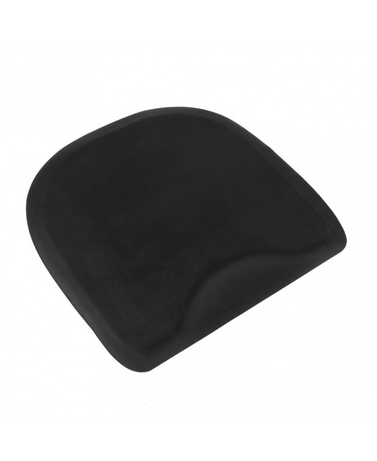 3.5´x 3.5´x 1/2" Beauty Salon Polygon Anti-fatigue Salon Mat (Polygon Outside And Round Inside) Black
